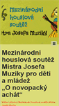Mobile Screenshot of houslovka.open-art.cz