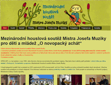 Tablet Screenshot of houslovka.open-art.cz