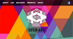 Desktop Screenshot of open-art.cz