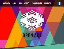 Tablet Screenshot of open-art.cz